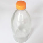 Clear glass narrow neck sample bottles
