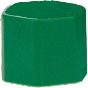 Screw cap green with thread HS6-19