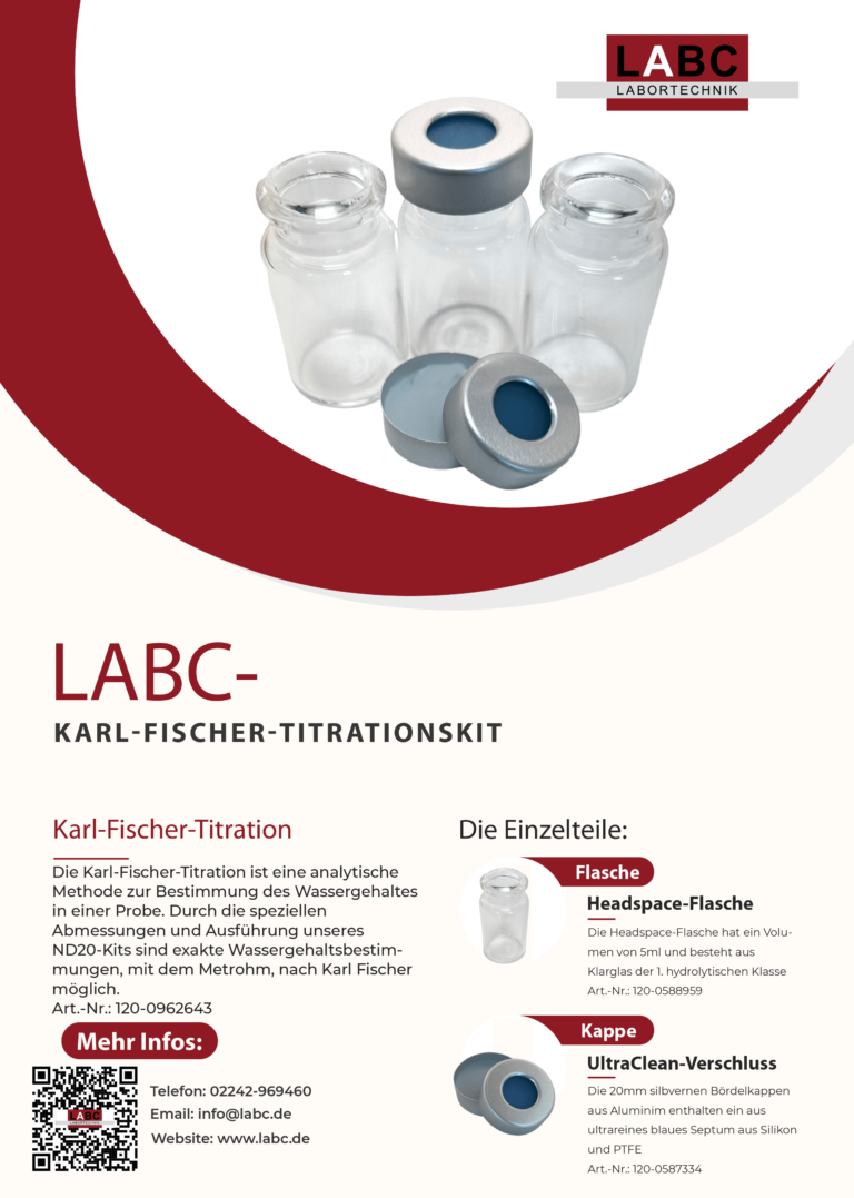 Flyer Karl Fischer Titrationskit