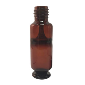 vial bottle clear glass with GHS06 screw thread