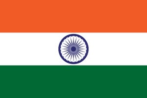 Flagge Indien