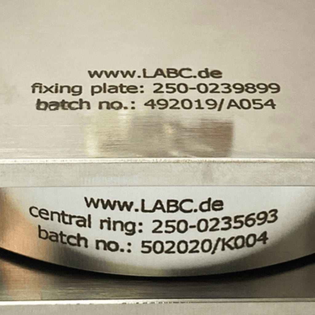 Ausschnitt mit Seriennummer Sieg-Mi-Flex